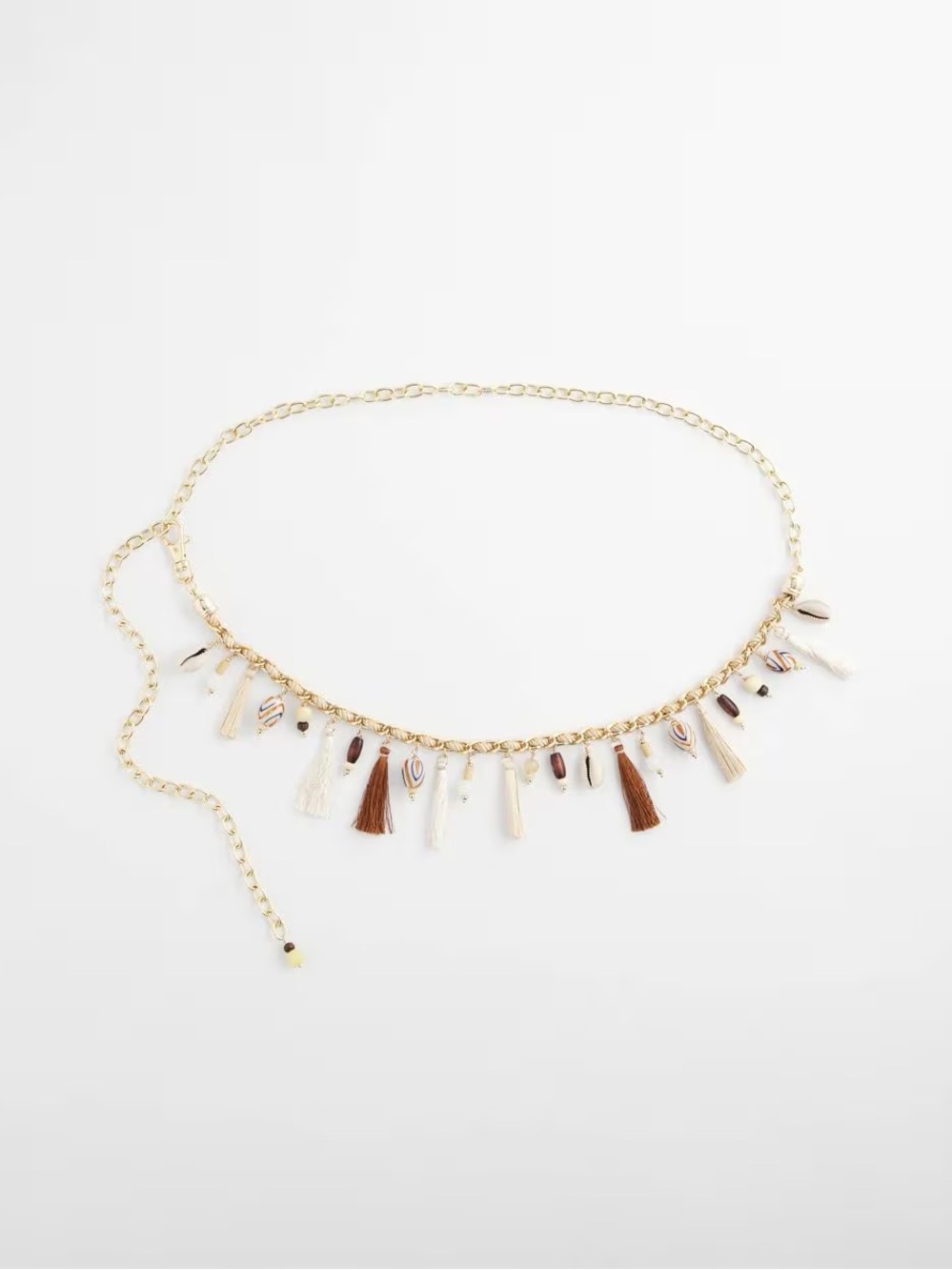 Chico’s Novelty Beaded Chain Belt